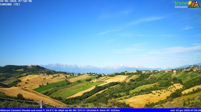 immagine della webcam nei dintorni di Silvi Marina: webcam Canzano