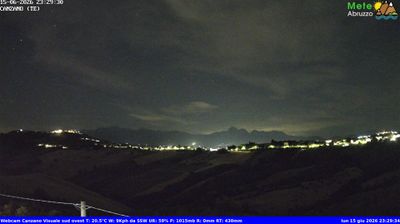 immagine della webcam nei dintorni di Prati di Tivo: webcam Canzano