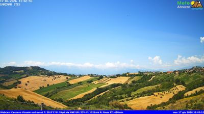 immagine della webcam nei dintorni di Arsita: webcam Canzano