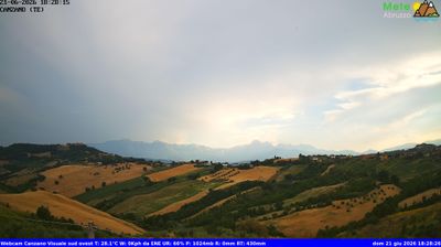 immagine della webcam nei dintorni di Alba Adriatica: webcam Canzano
