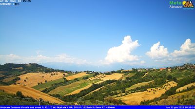 immagine della webcam nei dintorni di Alba Adriatica: webcam Canzano