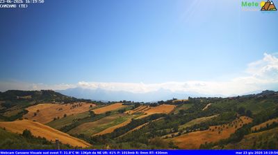 immagine della webcam nei dintorni di Tortoreto: webcam Canzano