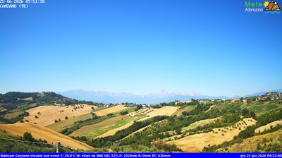 immagine della webcam nei dintorni di Ascoli Piceno: webcam Canzano