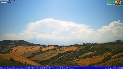 immagine della webcam nei dintorni di Tortoreto: webcam Canzano