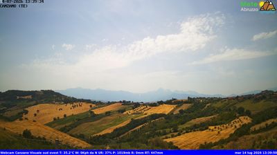 immagine della webcam nei dintorni di Fano Adriano: webcam Canzano
