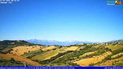 immagine della webcam nei dintorni di Teramo: webcam Canzano