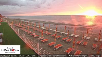 immagine della webcam nei dintorni di Marina Palmense: webcam Marina Faleriense