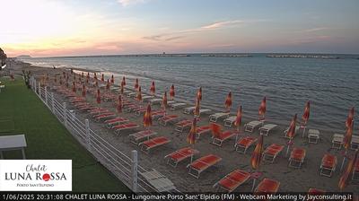 immagine della webcam nei dintorni di Castelfidardo: webcam Marina Faleriense