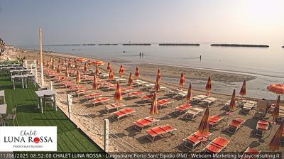 immagine della webcam nei dintorni di Porto San Giorgio: webcam Marina Faleriense