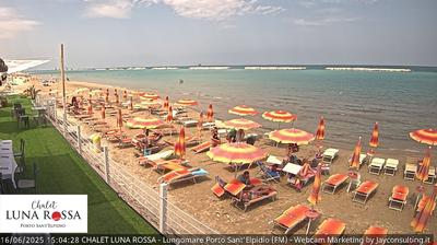immagine della webcam nei dintorni di Osimo: webcam Marina Faleriense