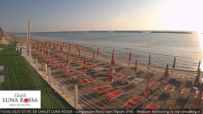 immagine della webcam nei dintorni di Civitanova Marche: webcam Marina Faleriense