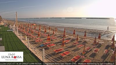 immagine della webcam nei dintorni di Cossignano: webcam Marina Faleriense