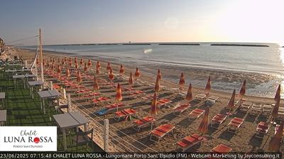 immagine della webcam nei dintorni di Porto San Giorgio: webcam Marina Faleriense