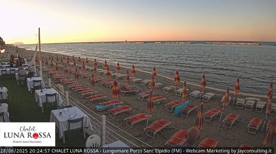immagine della webcam nei dintorni di Civitanova Marche: webcam Marina Faleriense
