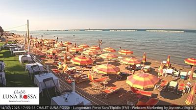 immagine della webcam nei dintorni di Fontespina: webcam Marina Faleriense
