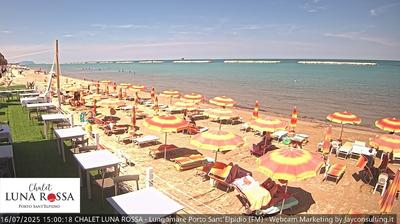 immagine della webcam nei dintorni di Marcelli: webcam Marina Faleriense