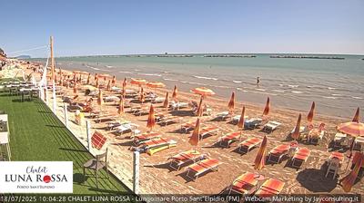 immagine della webcam nei dintorni di Lido di Fermo: webcam Marina Faleriense