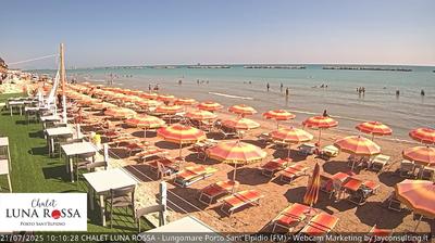 immagine della webcam nei dintorni di Fontespina: webcam Marina Faleriense