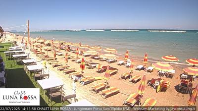 immagine della webcam nei dintorni di Porto Sant'Elpidio: webcam Marina Faleriense