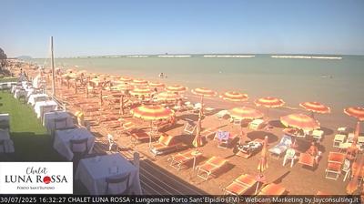 immagine della webcam nei dintorni di Marina Palmense: webcam Marina Faleriense
