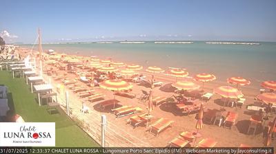 immagine della webcam nei dintorni di Civitanova Marche: webcam Marina Faleriense
