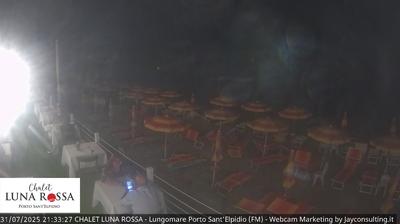 immagine della webcam nei dintorni di Castelfidardo: webcam Marina Faleriense