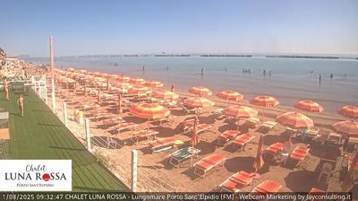 immagine della webcam nei dintorni di Montanello: webcam Marina Faleriense
