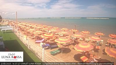 immagine della webcam nei dintorni di Santa Maria a Mare: webcam Marina Faleriense