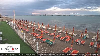 immagine della webcam nei dintorni di Porto Recanati: webcam Marina Faleriense