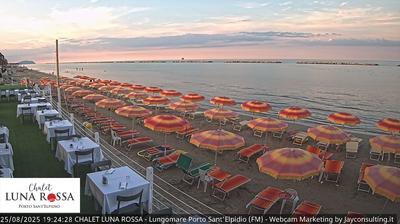 immagine della webcam nei dintorni di Porto Recanati: webcam Marina Faleriense