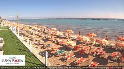 immagine della webcam nei dintorni di Marcelli: webcam Marina Faleriense