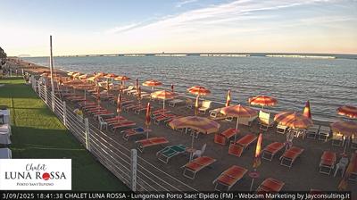 immagine della webcam nei dintorni di Porto San Giorgio: webcam Marina Faleriense