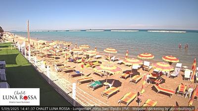 immagine della webcam nei dintorni di Macerata: webcam Marina Faleriense