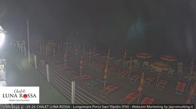 immagine della webcam nei dintorni di Civitanova Marche: webcam Marina Faleriense