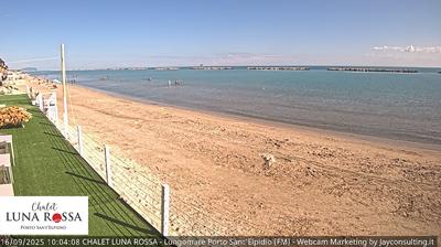 immagine della webcam nei dintorni di Fontespina: webcam Marina Faleriense