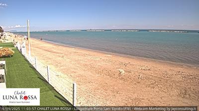 immagine della webcam nei dintorni di Grottammare: webcam Marina Faleriense