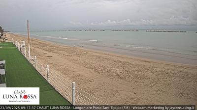 immagine della webcam nei dintorni di Fermo: webcam Marina Faleriense
