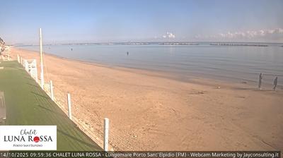 immagine della webcam nei dintorni di Castelfidardo: webcam Marina Faleriense