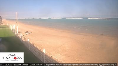 immagine della webcam nei dintorni di Fermo: webcam Marina Faleriense