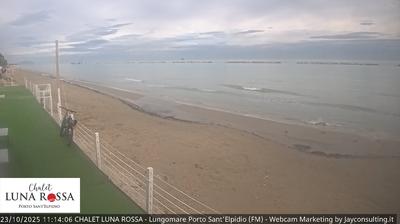immagine della webcam nei dintorni di Porto San Giorgio: webcam Marina Faleriense