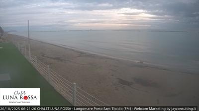 immagine della webcam nei dintorni di Porto San Giorgio: webcam Marina Faleriense