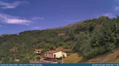 immagine della webcam nei dintorni di Collebeato: webcam Casto