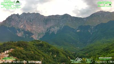 immagine della webcam nei dintorni di Teramo: webcam Castelli