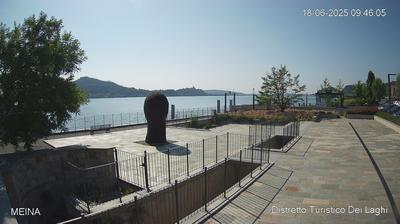 immagine della webcam nei dintorni di Bolzano Novarese: webcam Meina