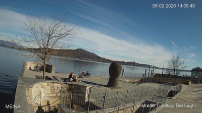 immagine della webcam nei dintorni di Orta San Giulio: webcam Meina