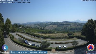 immagine della webcam nei dintorni di Cesano: webcam Maiolati Spontini
