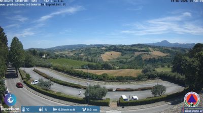immagine della webcam nei dintorni di Fabriano: webcam Maiolati Spontini