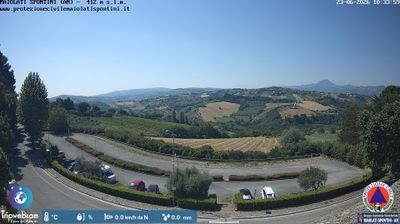immagine della webcam nei dintorni di San Severino Marche: webcam Maiolati Spontini