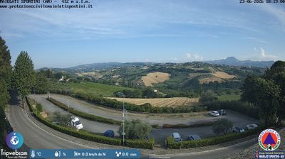 immagine della webcam nei dintorni di Gualdo Tadino: webcam Maiolati Spontini