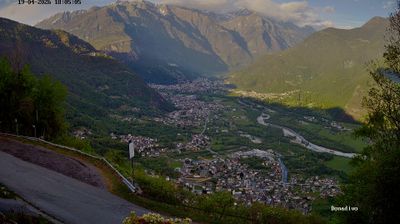 immagine della webcam nei dintorni di Montemezzo: webcam Gordona